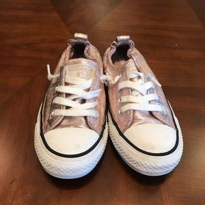 Blush/Rose Gold Converse